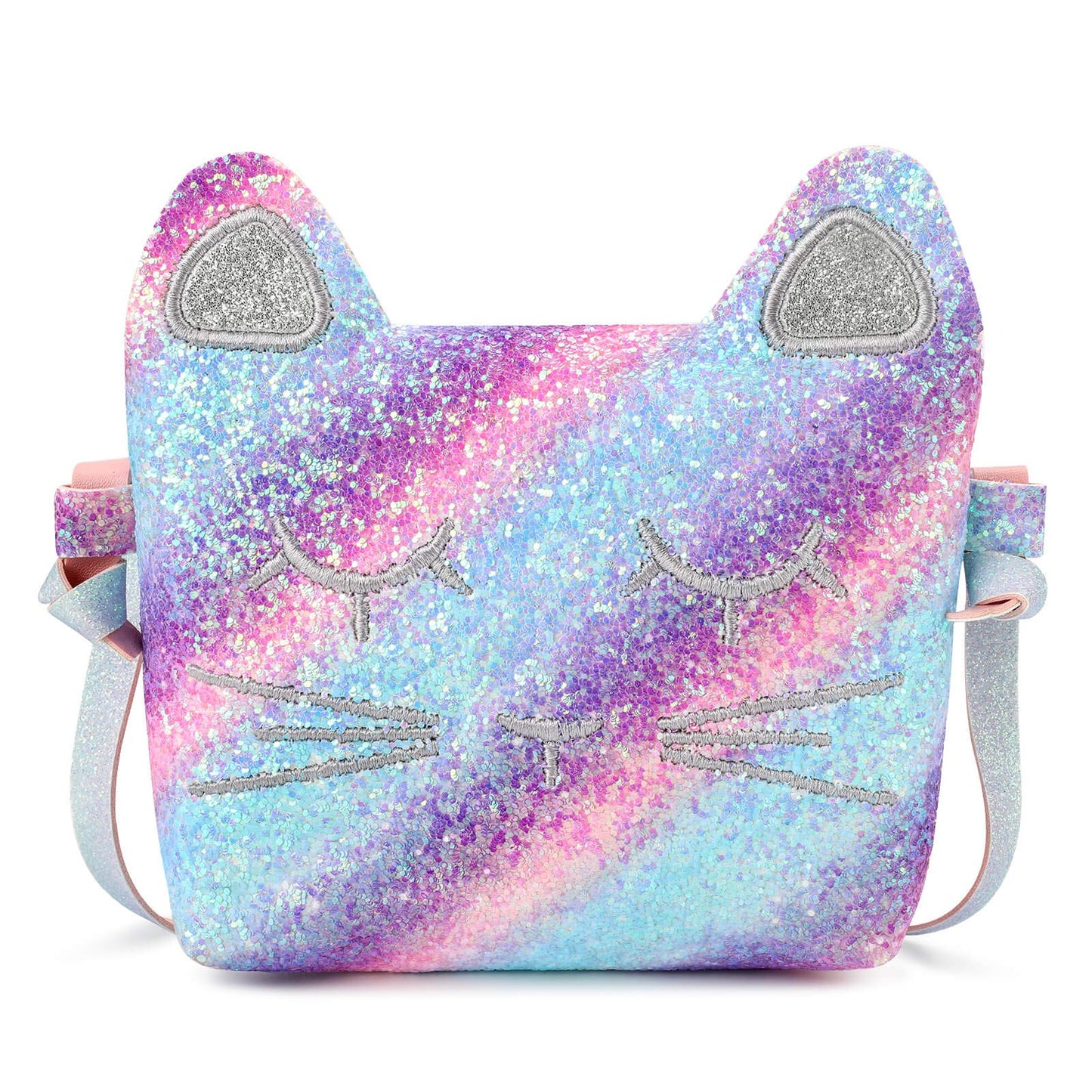 Little Twinkle Cat PURSE Mibasies Blue Pink Purple