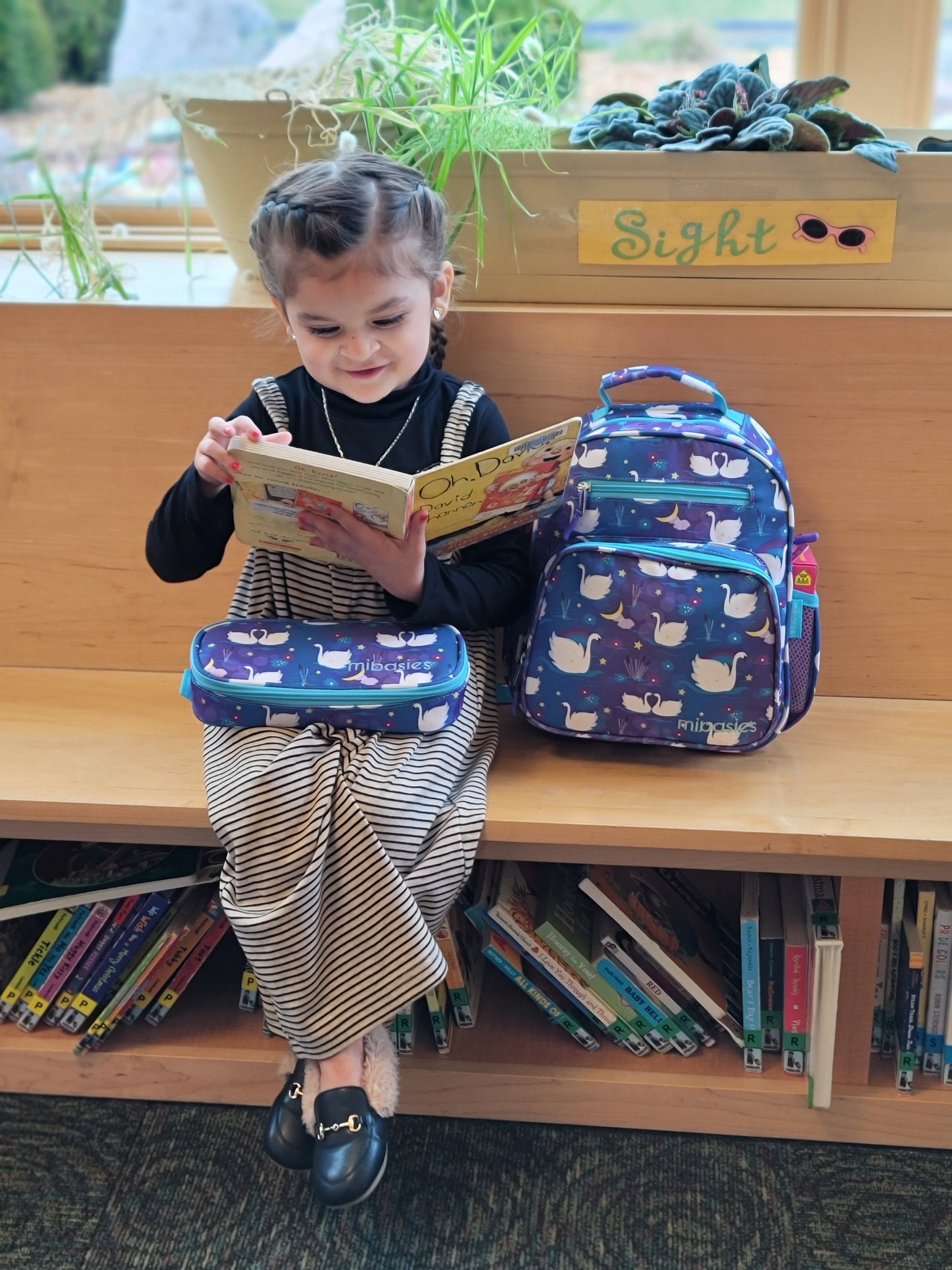 Mr. Dino Backpack schoolbag Mibasies