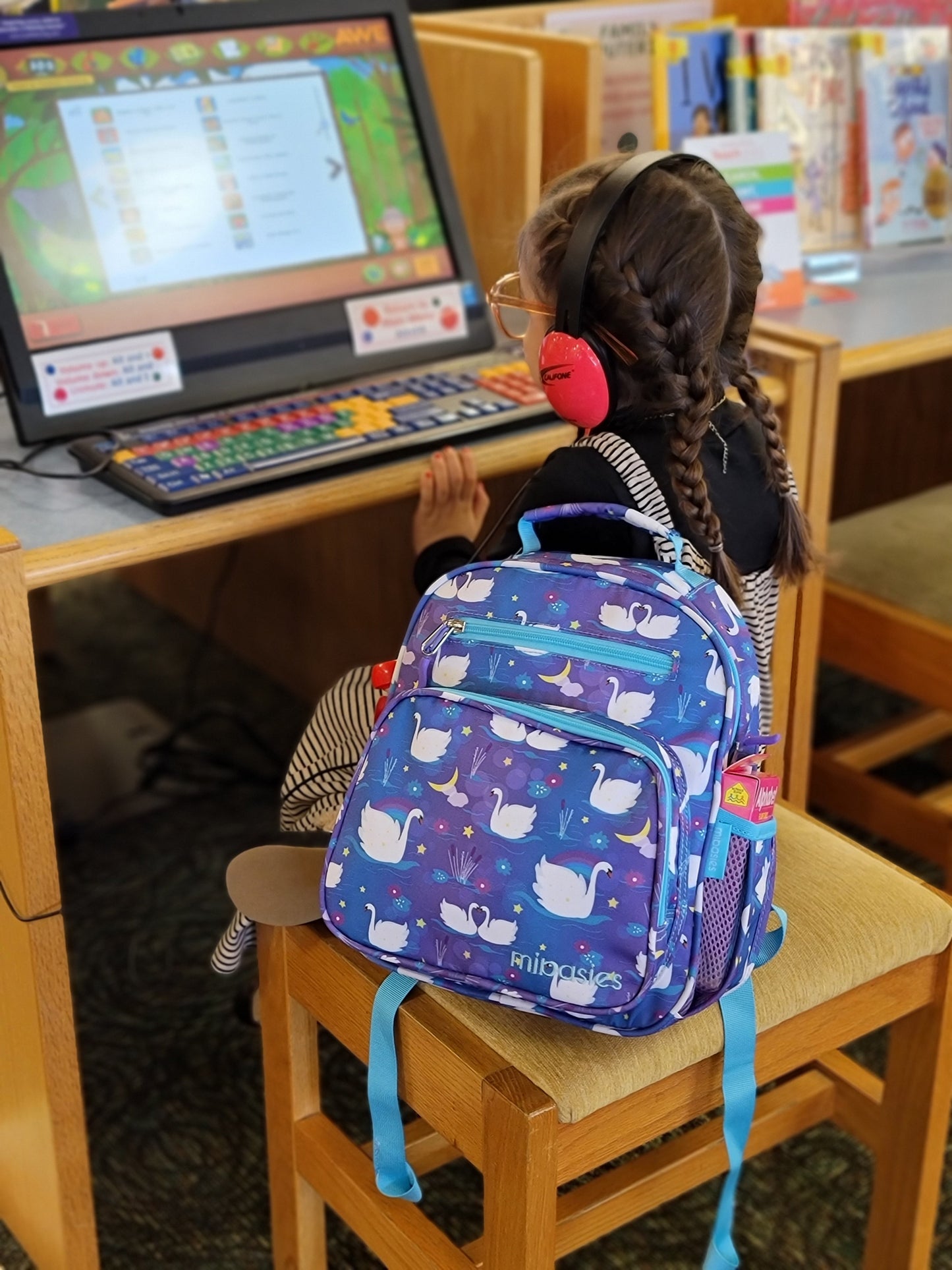 Mr. Dino Backpack schoolbag Mibasies