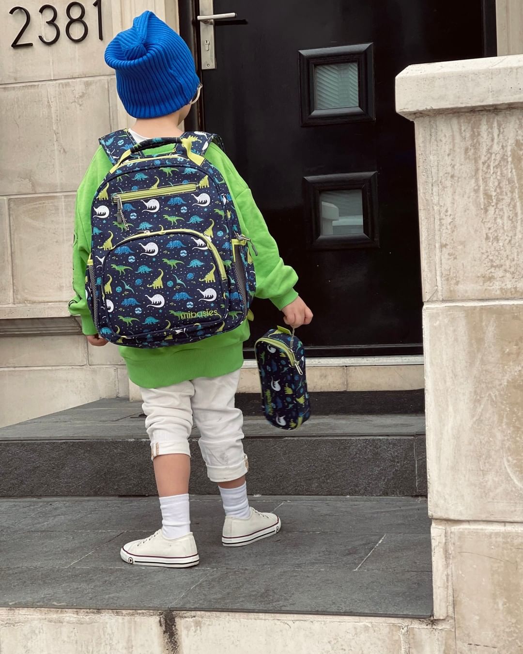 Mr. Dino Backpack schoolbag Mibasies