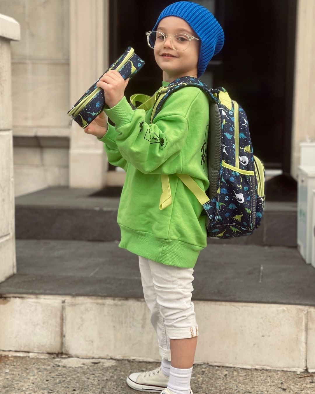 Mr. Dino Backpack schoolbag Mibasies