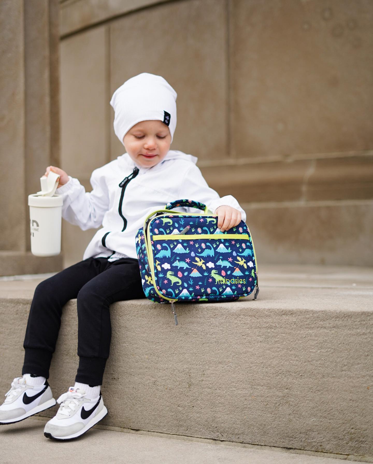 Mr. Dino lunchbox mibasies