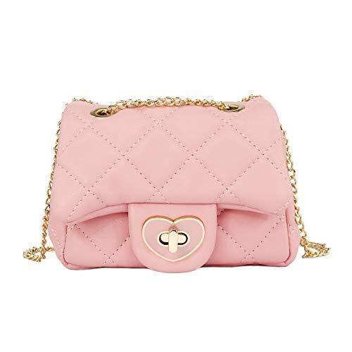 Toddler Mini Purse Crossbody Bag Mibasies Lambskin Pink Medium