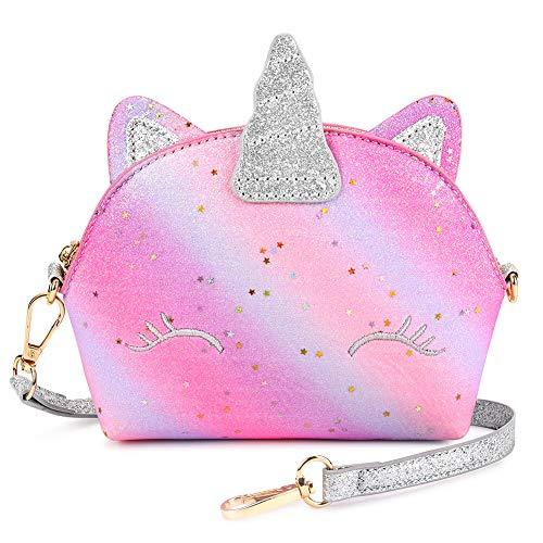 Unicorn Glitter Purse PURSE Mibasies Pink Purple Rainbow