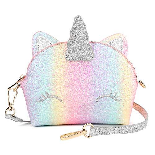 Unicorn Glitter Purse PURSE Mibasies Pink Blue Rainbow