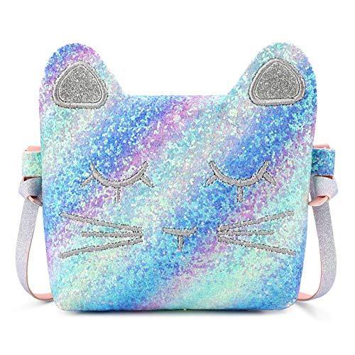 Little Twinkle Cat PURSE Mibasies Green Blue Purple