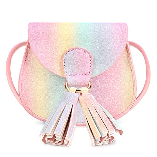 Tassel Mini bag Crossbody Bag Mibasies Medium Pink Blue Rainbow