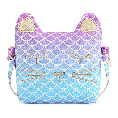 Carrot Cat PURSE Mibasies Mermaid Purple