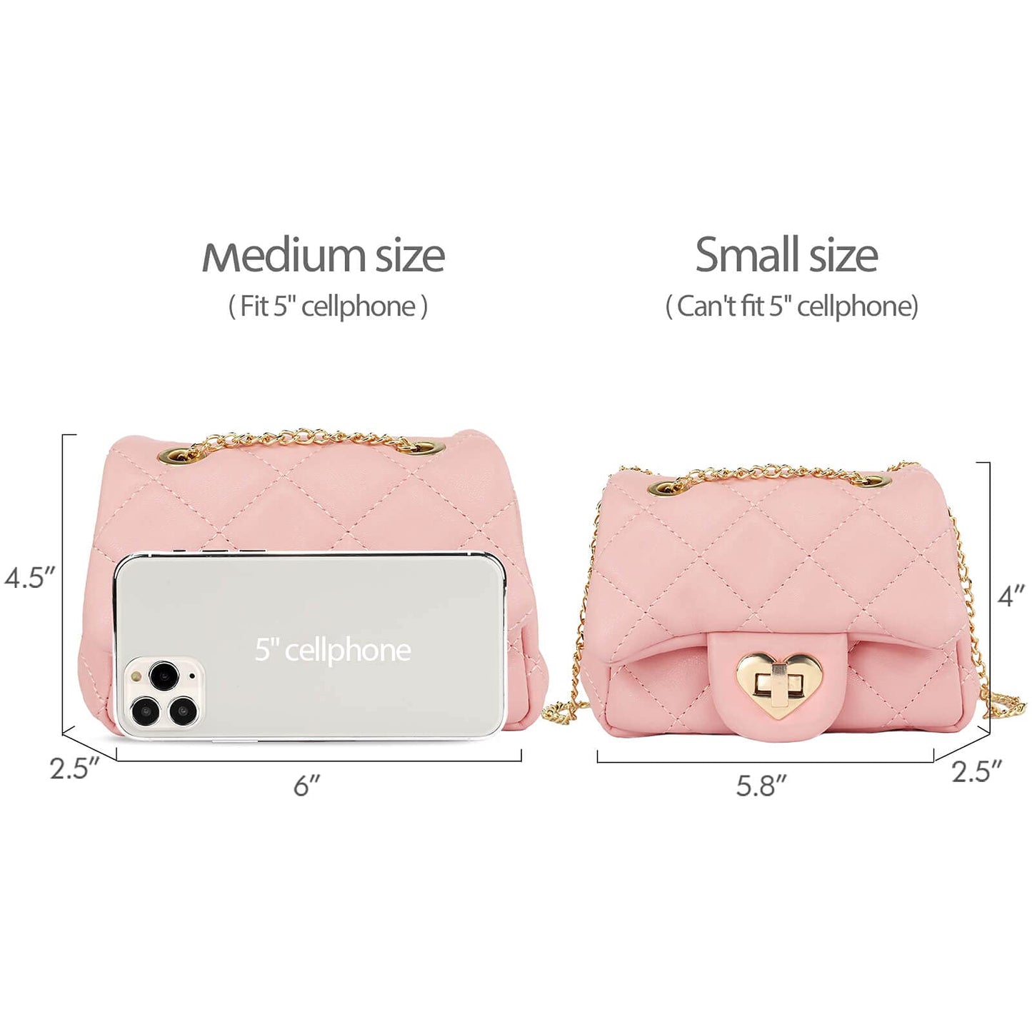 Classic Purse for Girls Crossbody Bag Mibasies