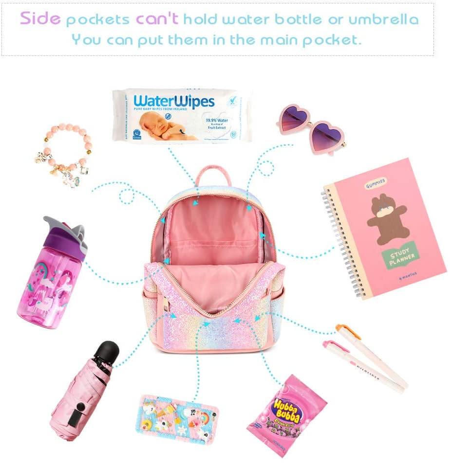 Glitter Rainbow Mini Backpack Backpack Mibasies