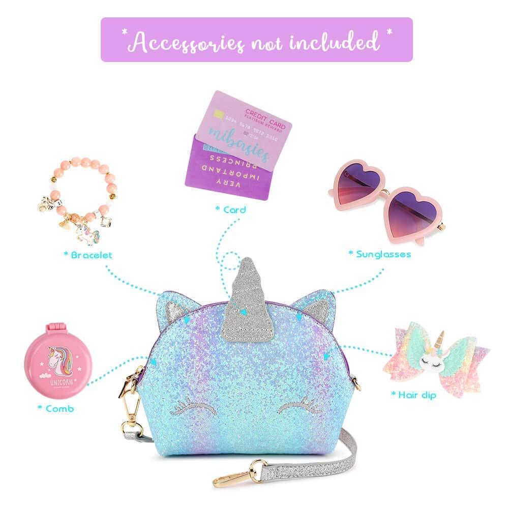 Unicorn Glitter Purse PURSE Mibasies