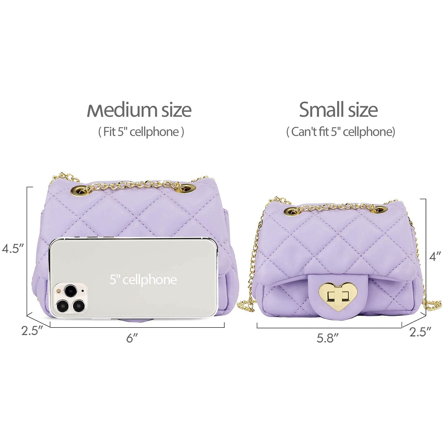Classic Purse for Girls Crossbody Bag Mibasies