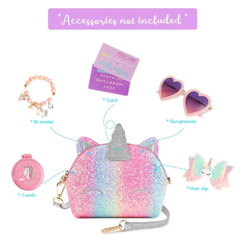 Unicorn Glitter Purse PURSE Mibasies
