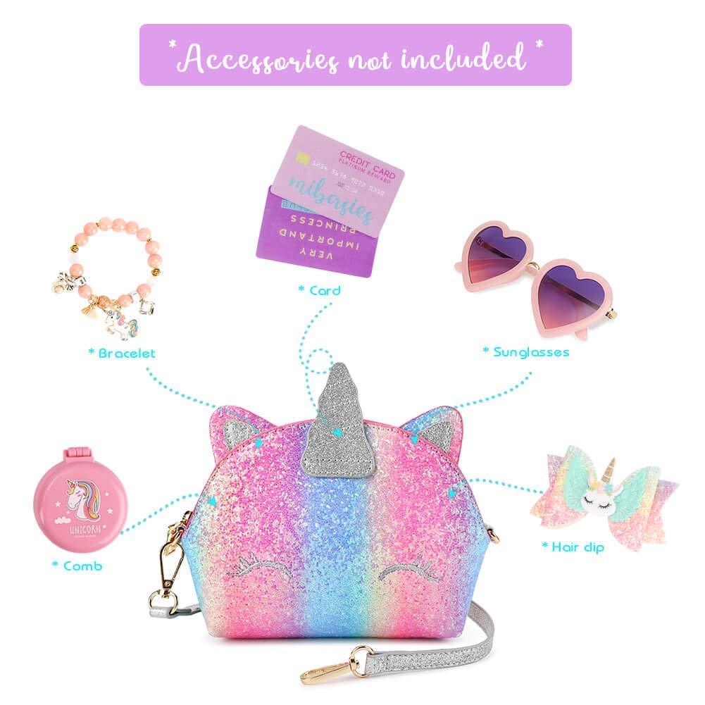 Unicorn Glitter Purse PURSE Mibasies
