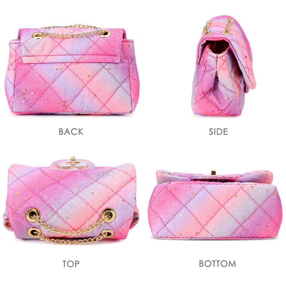Rita-Glitter Mini Purse Crossbody Bag Mibasies