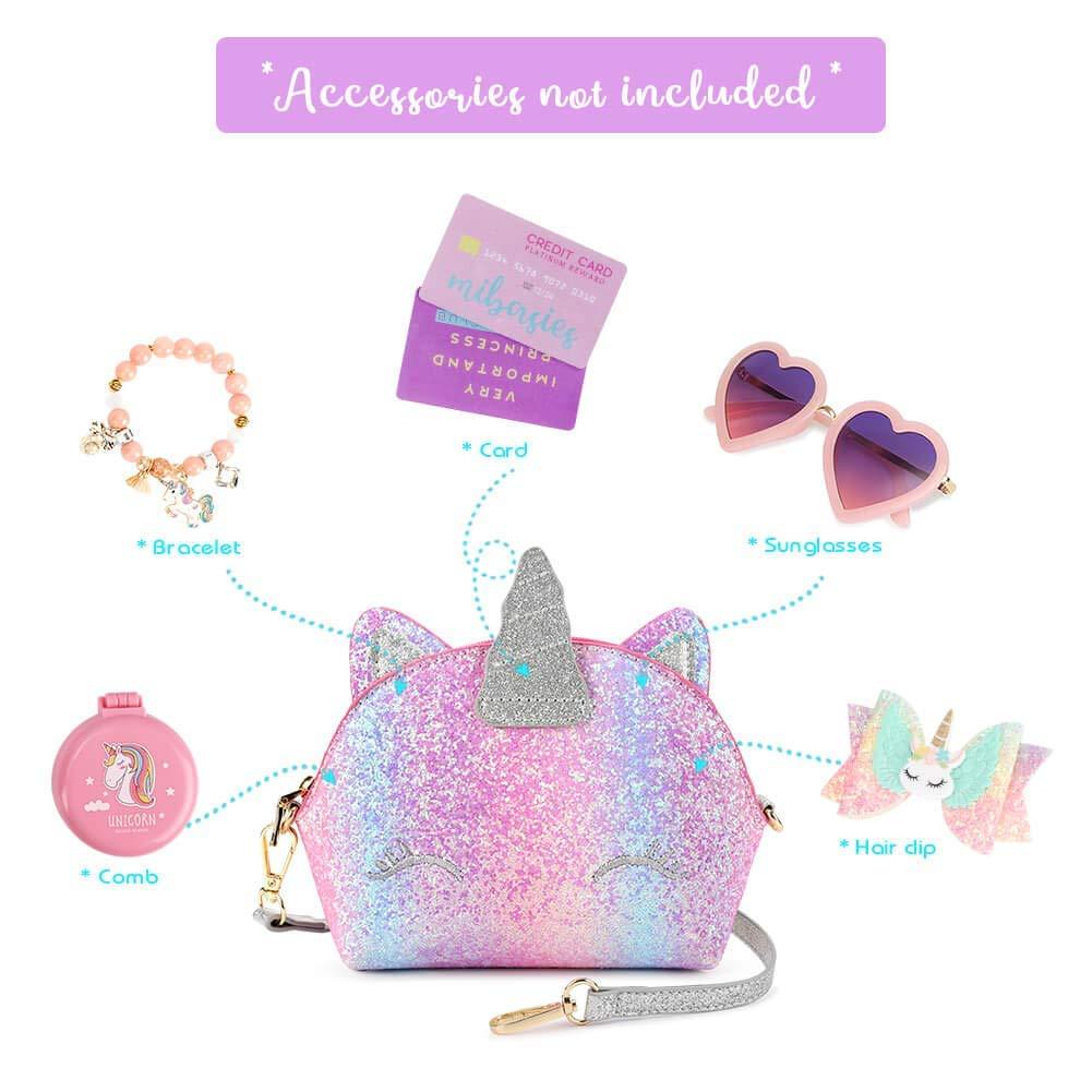Unicorn Glitter Purse PURSE Mibasies