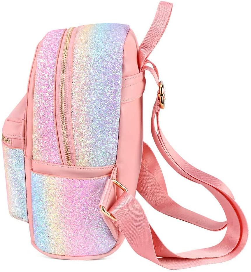 Glitter Rainbow Mini Backpack Backpack Mibasies