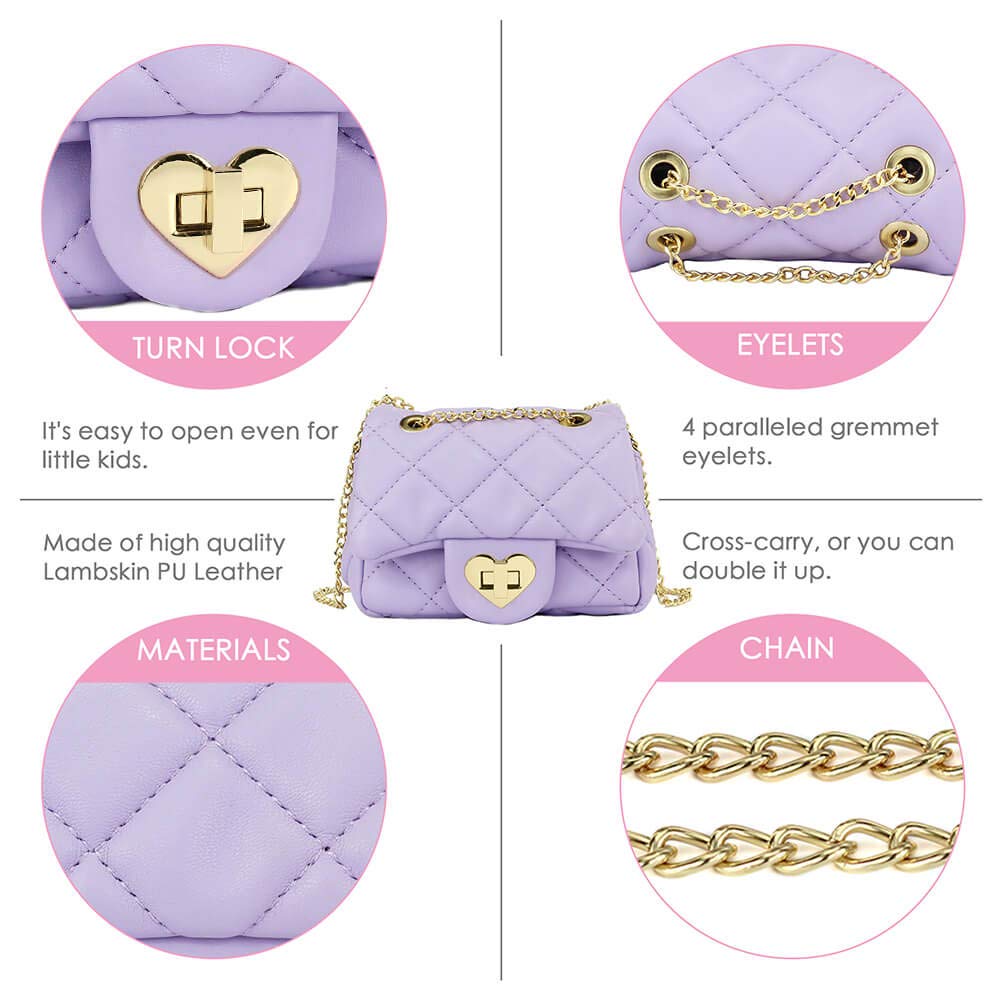 Classic Purse for Girls Crossbody Bag Mibasies