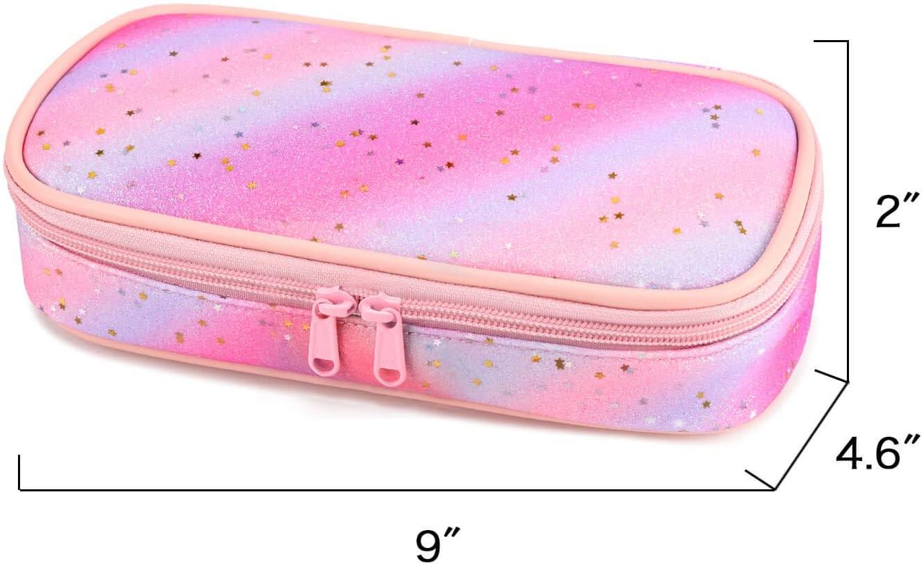 Sparkling Rainbow Pencil Pouch Mibasies