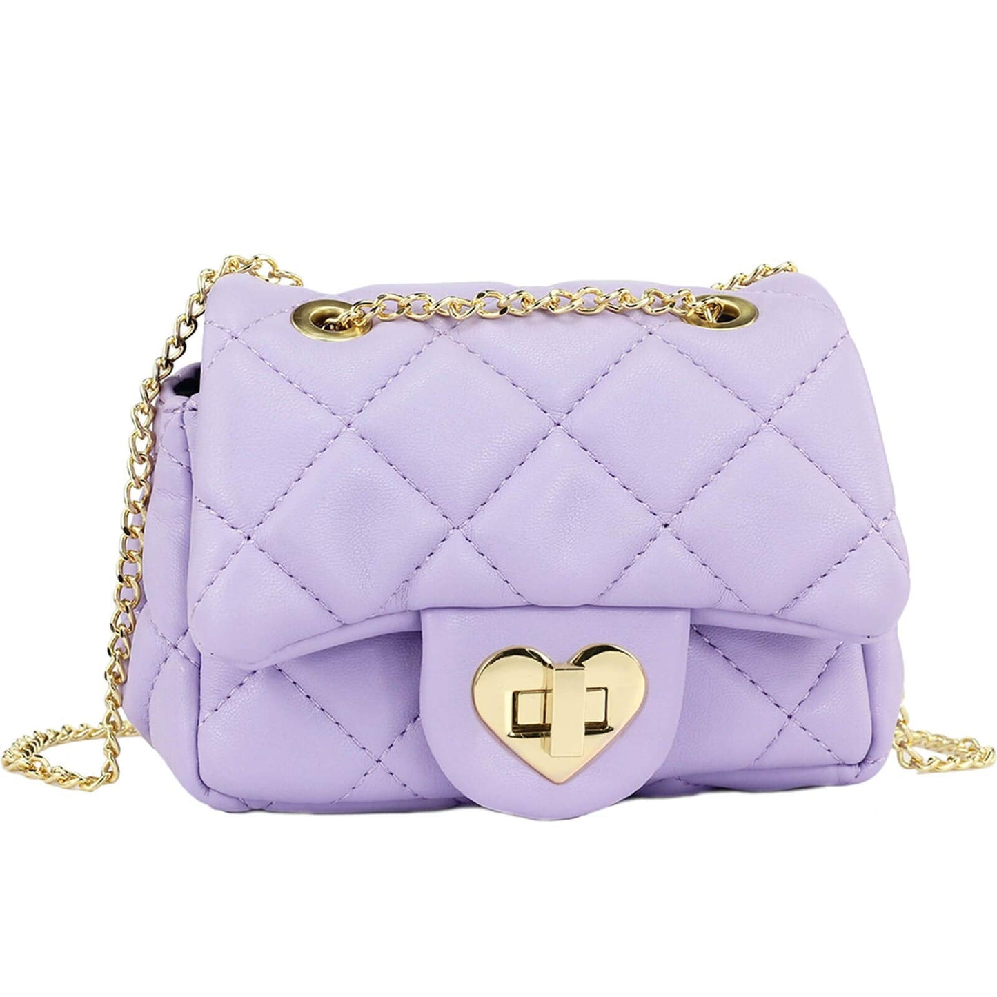 Classic Purse for Girls Crossbody Bag Mibasies Small Lambskin Purple