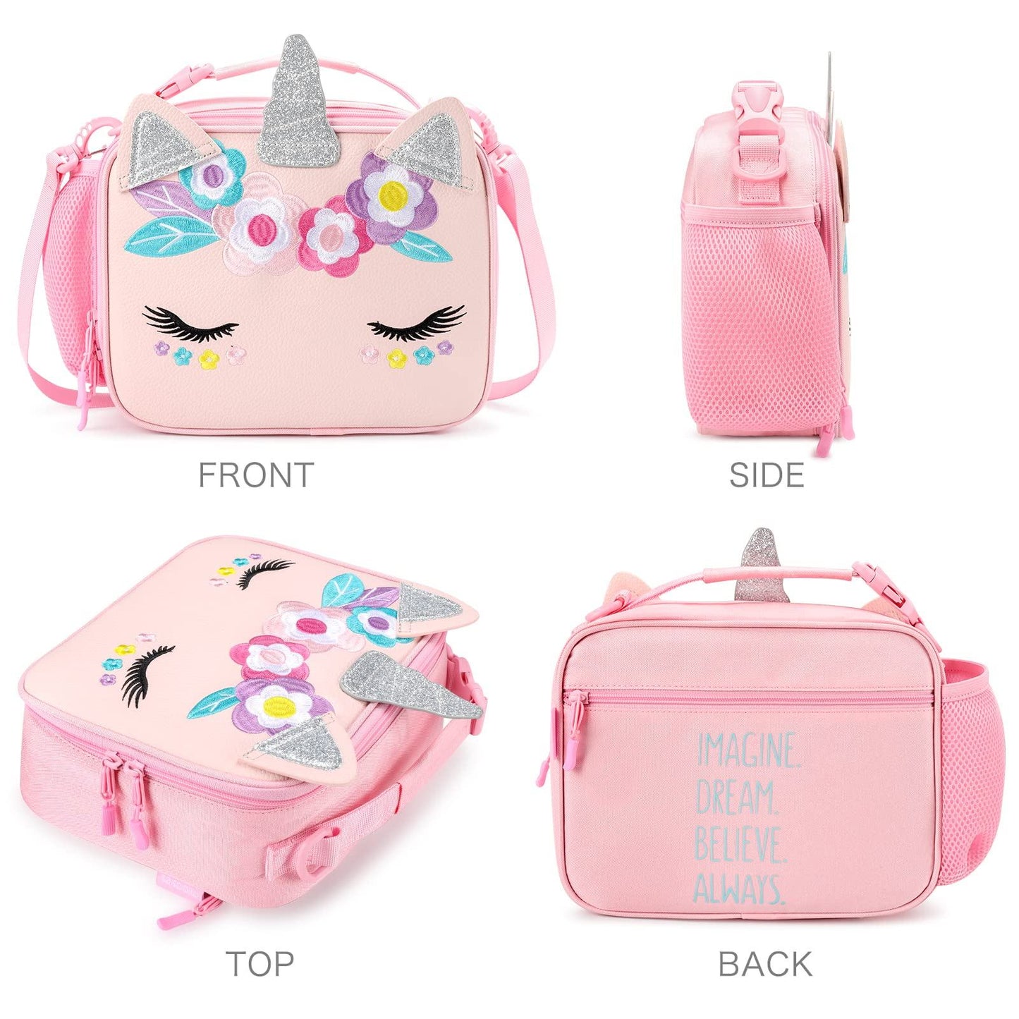 Lucy-Unicorn Lunch bag lunchbox mibasies