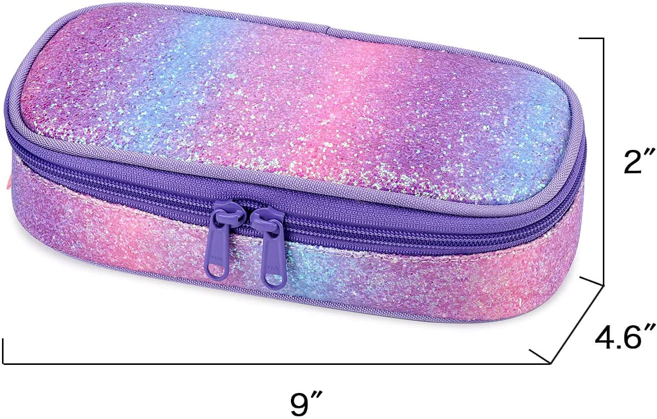 Sparkling Rainbow Pencil Pouch Mibasies