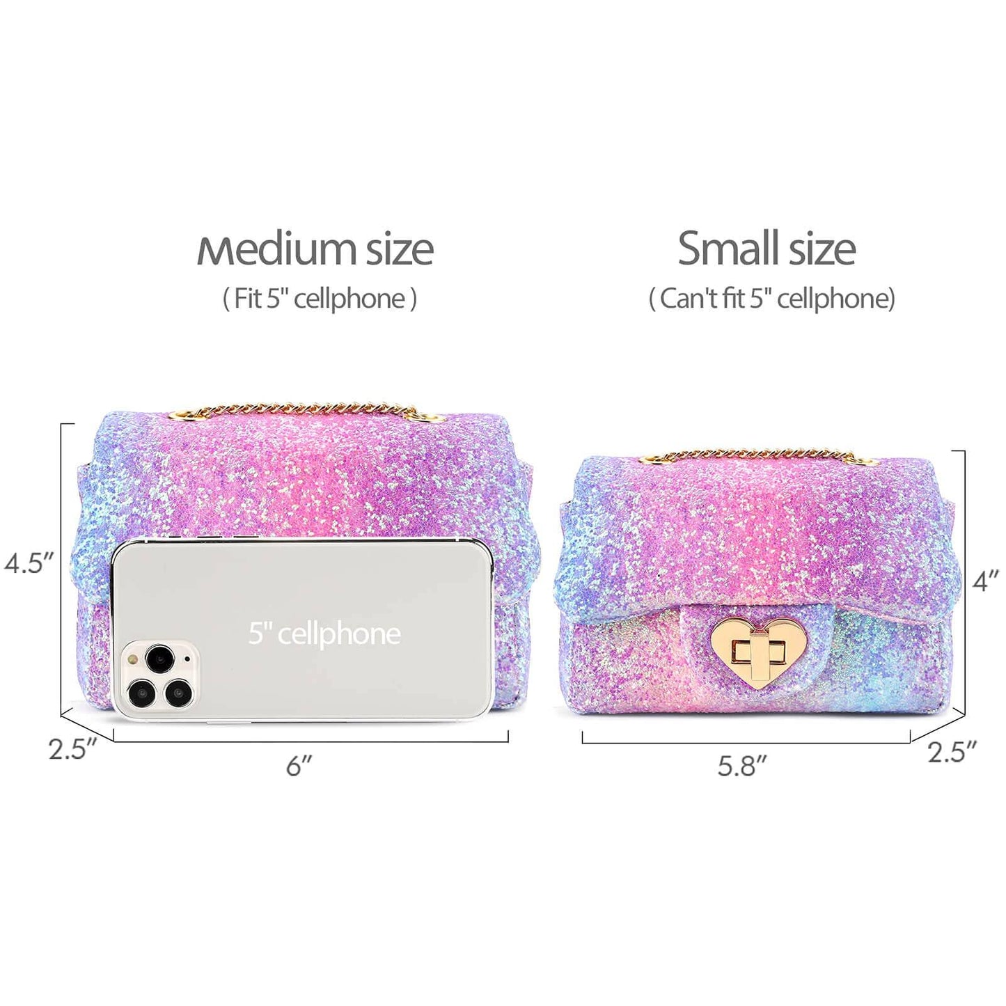 Classic Purse for Girls Crossbody Bag Mibasies
