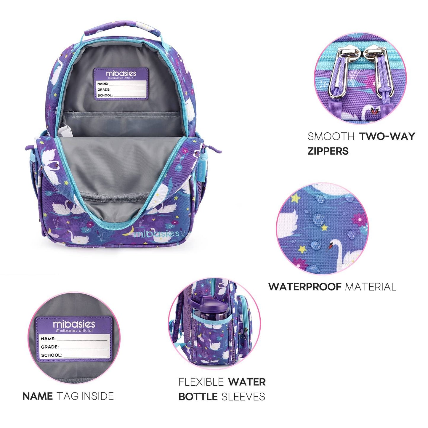 Mr. Dino Backpack schoolbag Mibasies