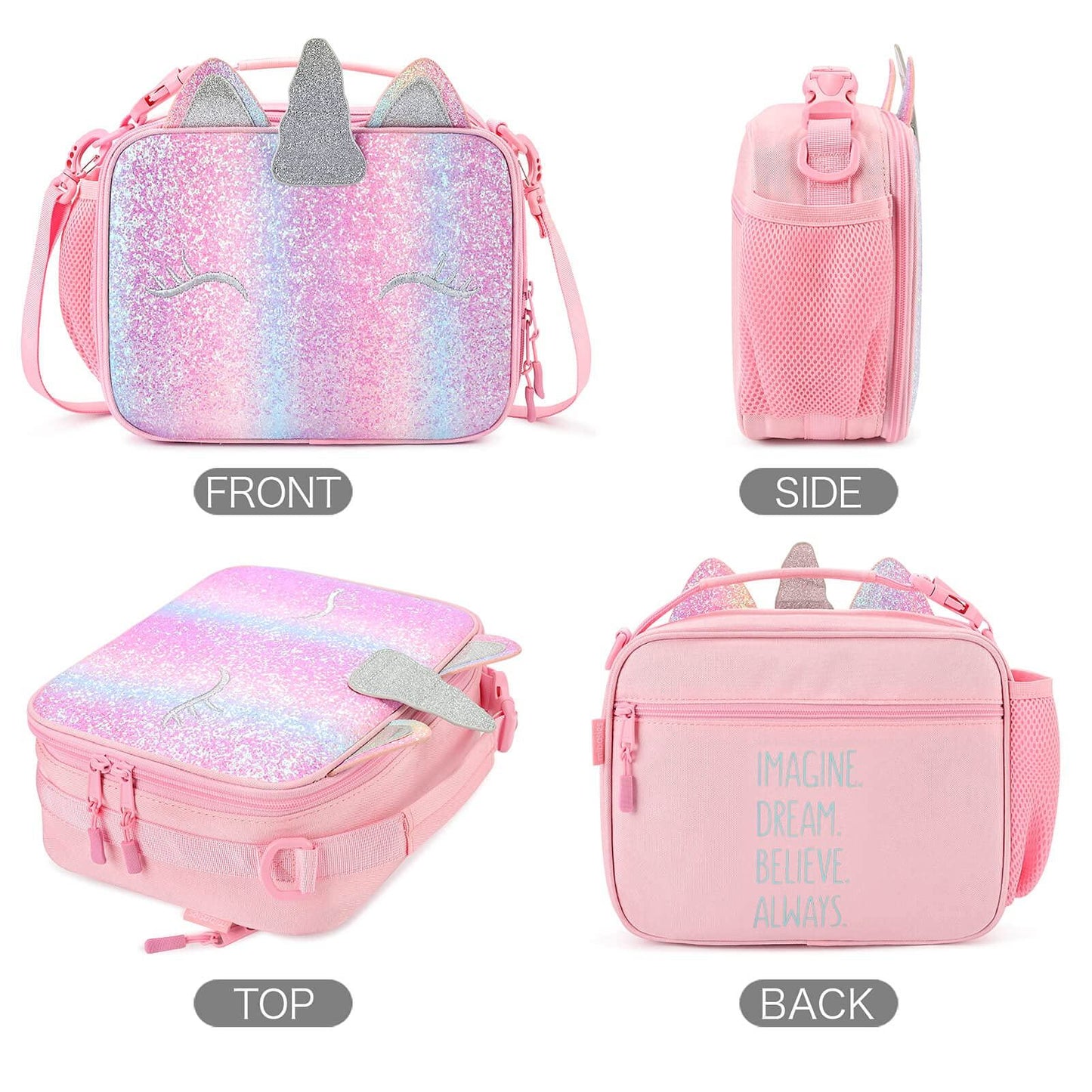 Unicorn Mix Rainbow lunchbox Mibasies