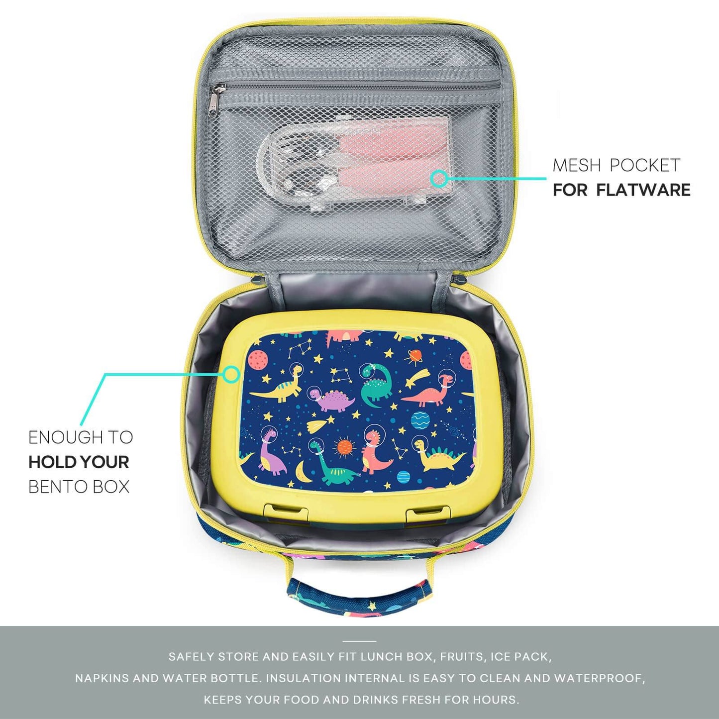 Mr. Dino lunchbox mibasies