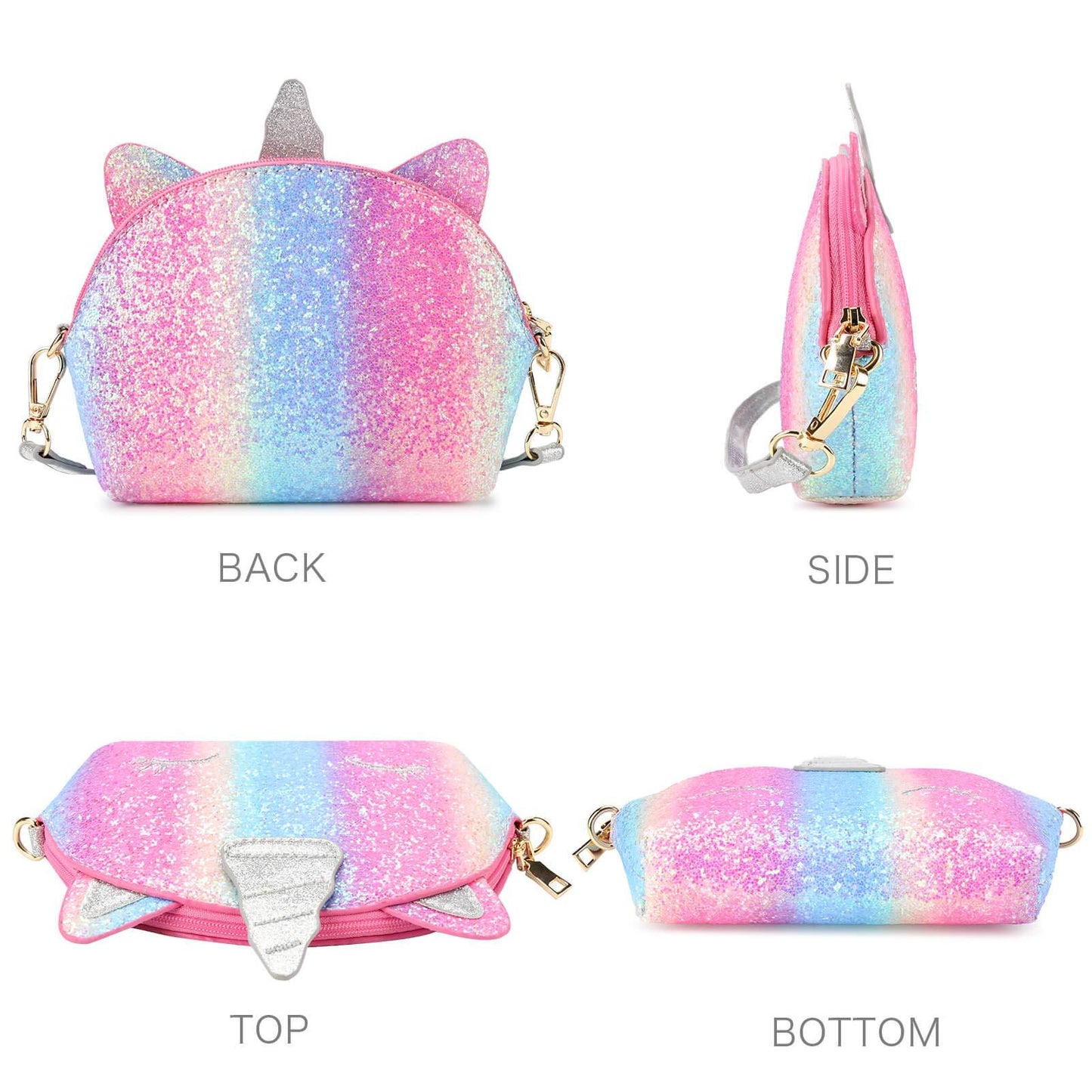 Unicorn Glitter Purse PURSE Mibasies