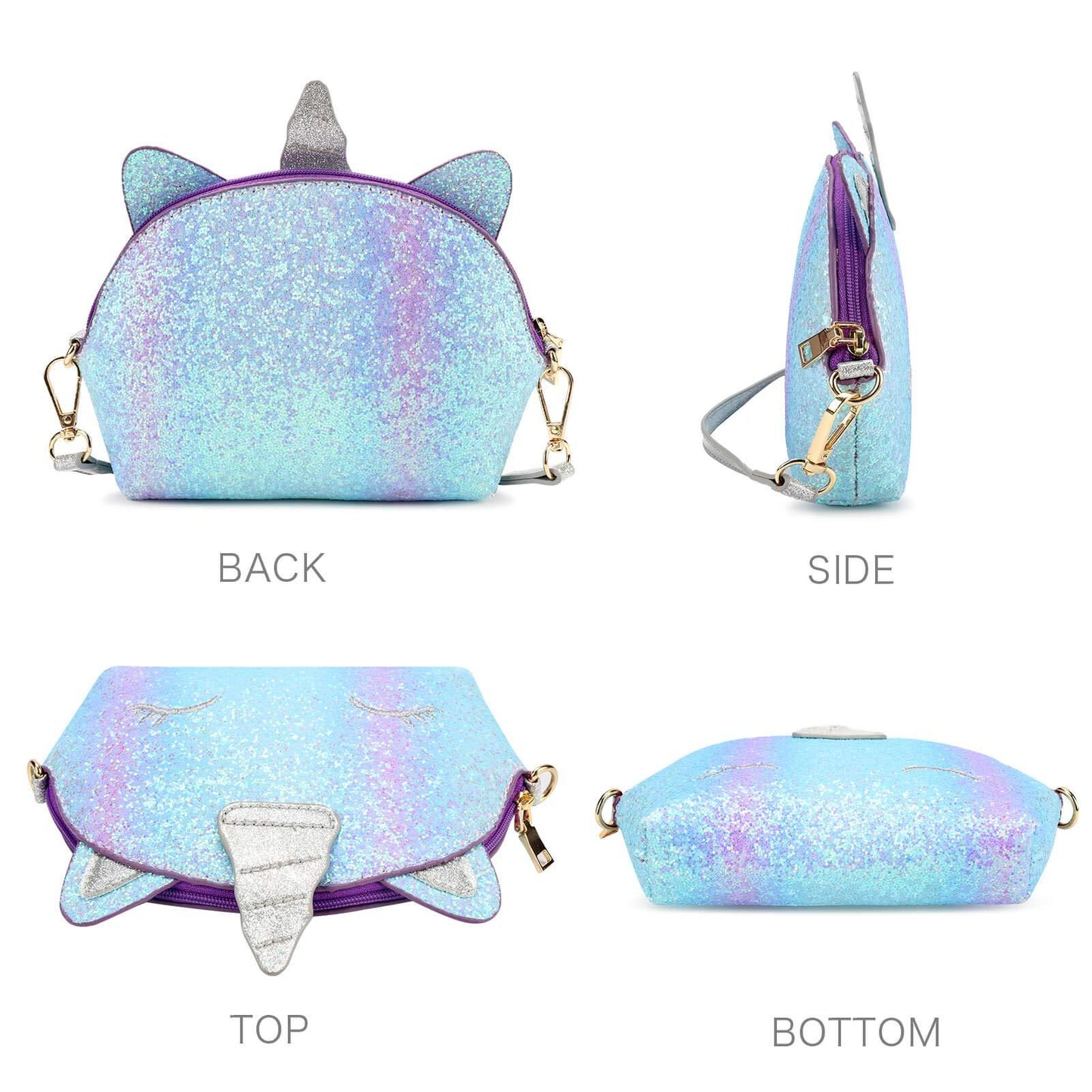Unicorn Glitter Purse PURSE Mibasies