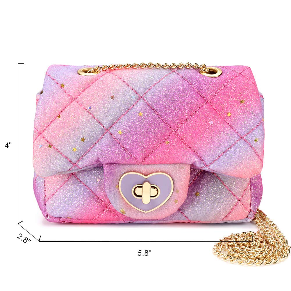 Rita-Glitter Mini Purse Crossbody Bag Mibasies