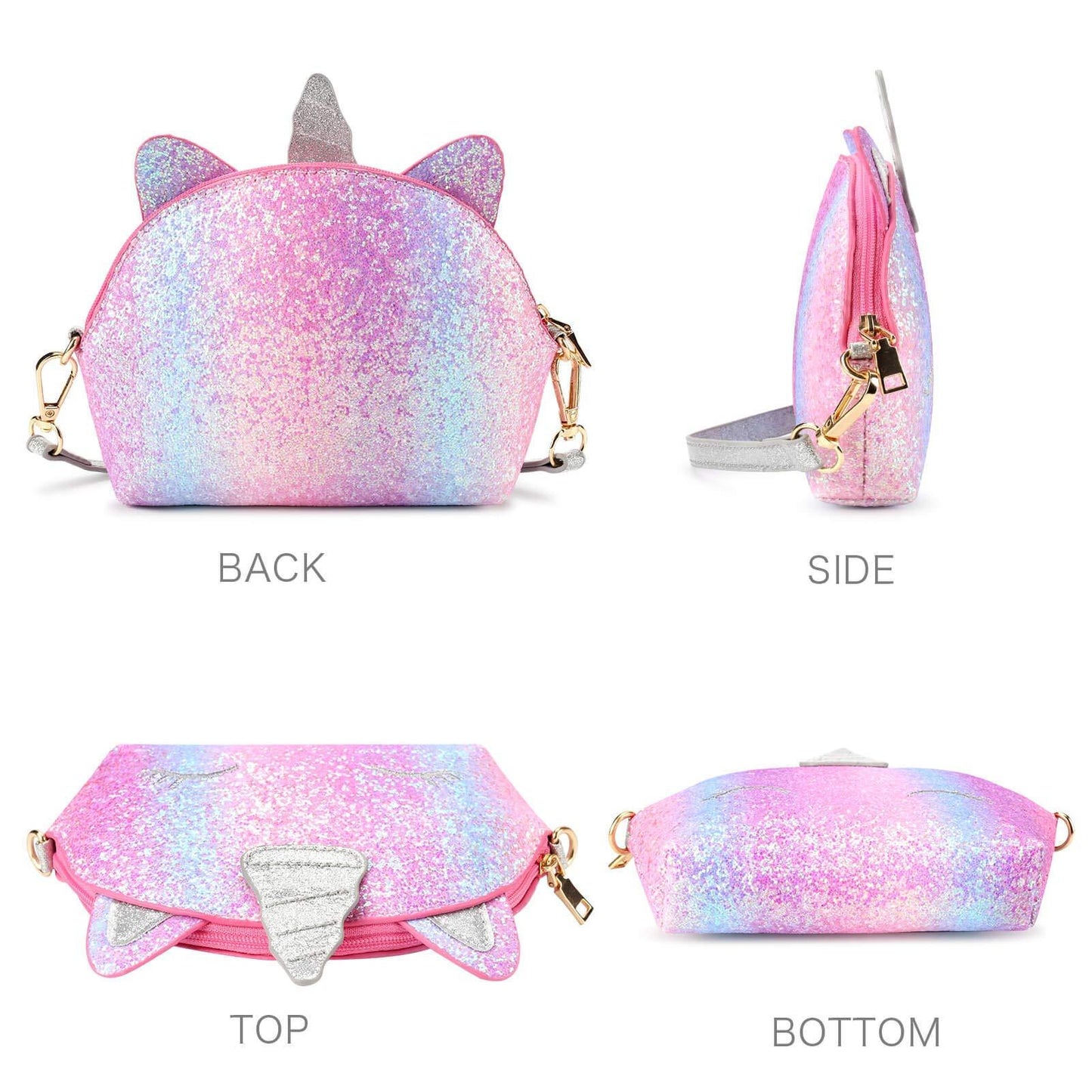 Unicorn Glitter Purse PURSE Mibasies
