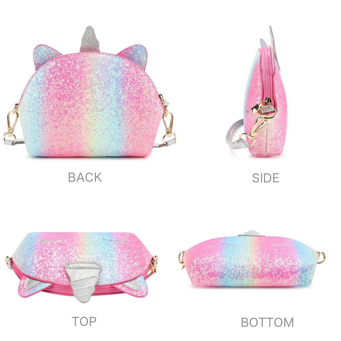 Unicorn Glitter Purse PURSE Mibasies