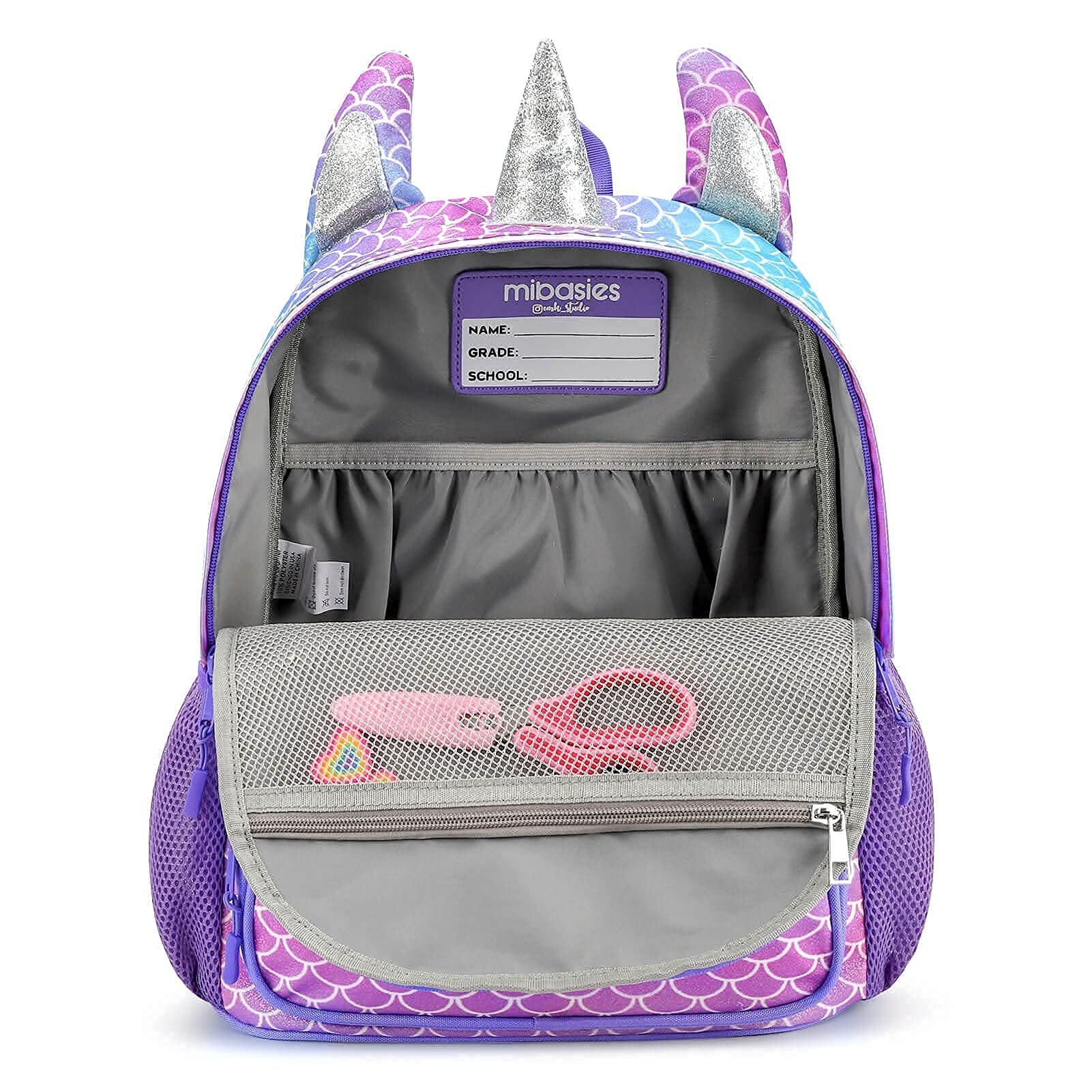Mermaid Unicorn schoolbag Mibasies