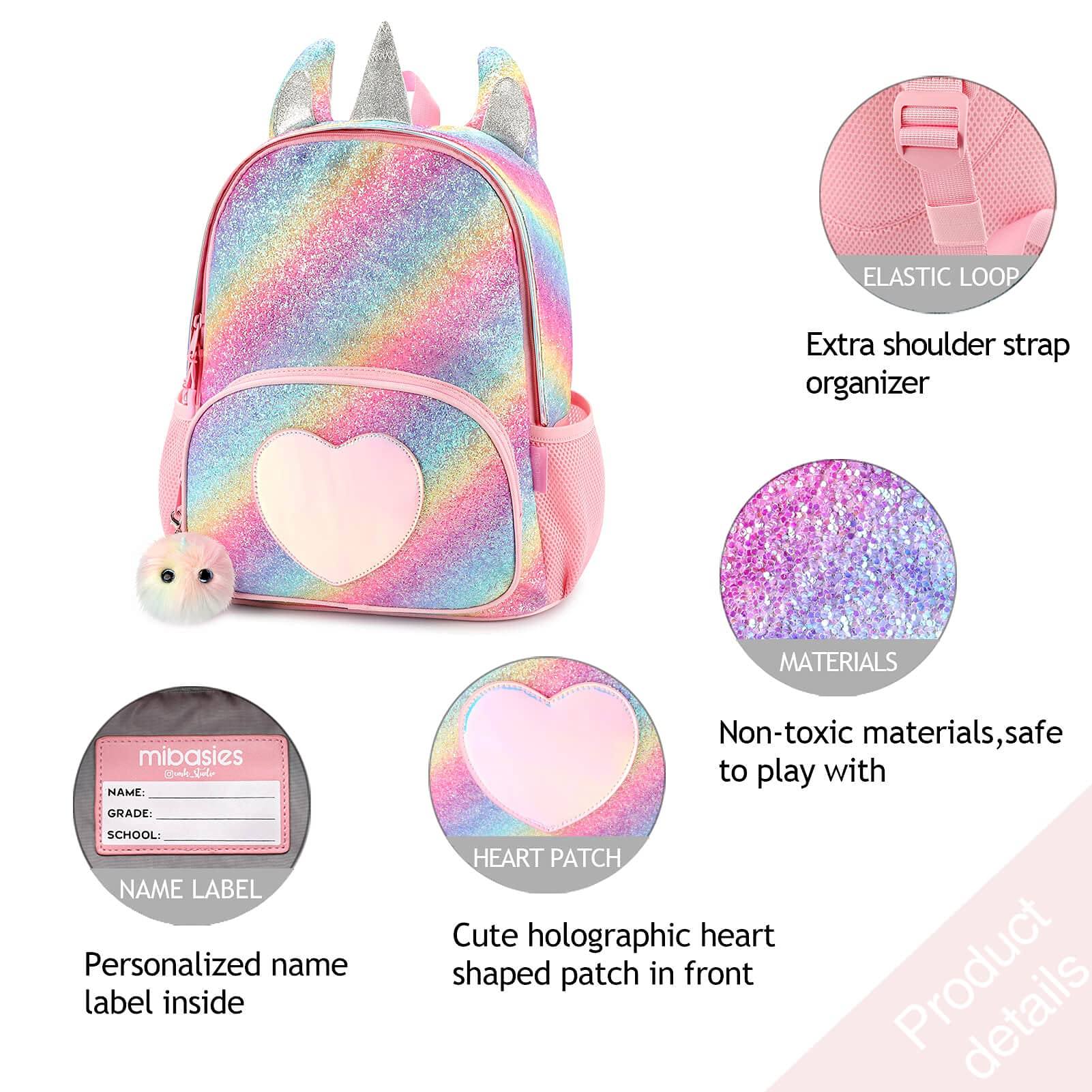 Shining Unicorn schoolbag Mibasies
