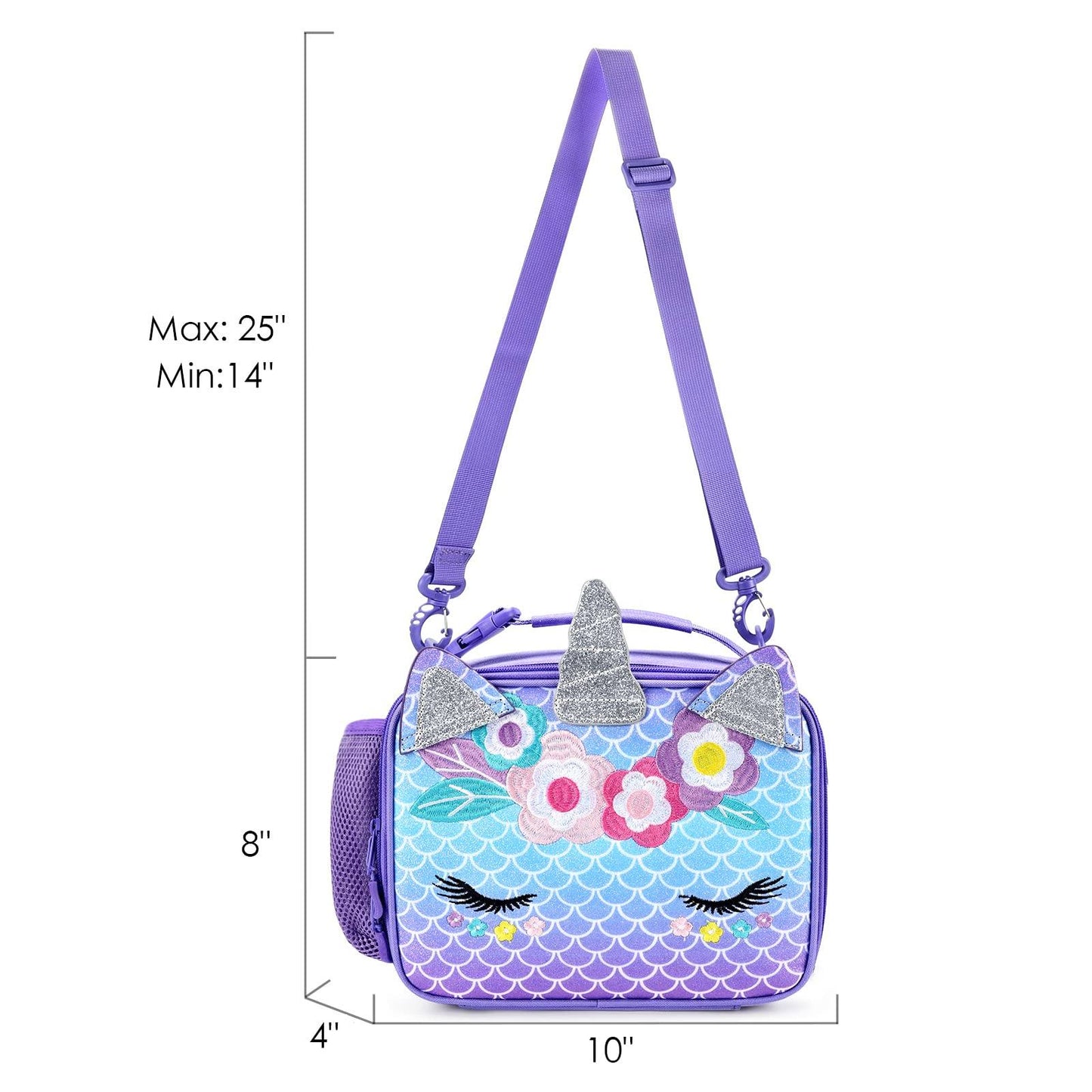 Lucy-Unicorn Lunch bag lunchbox mibasies
