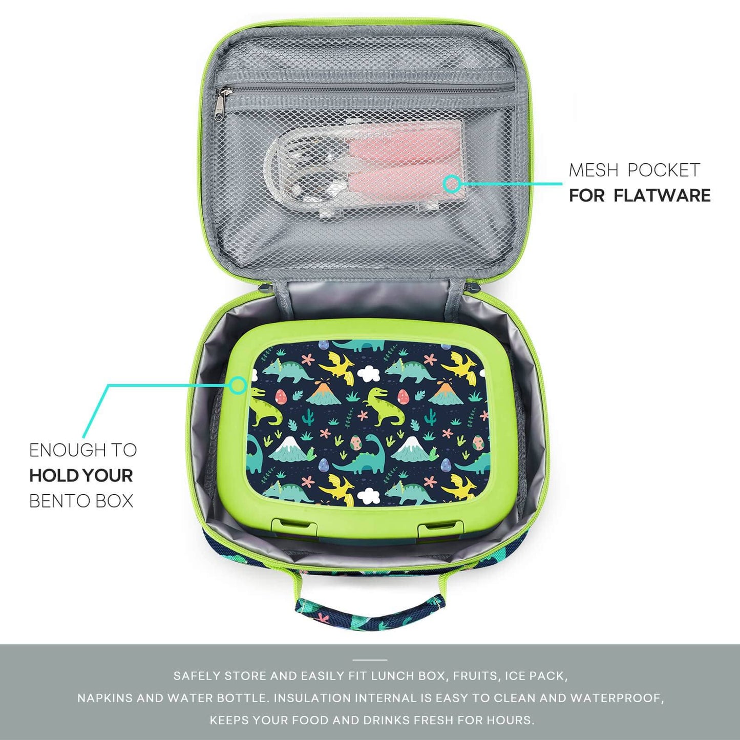 Mr. Dino lunchbox mibasies