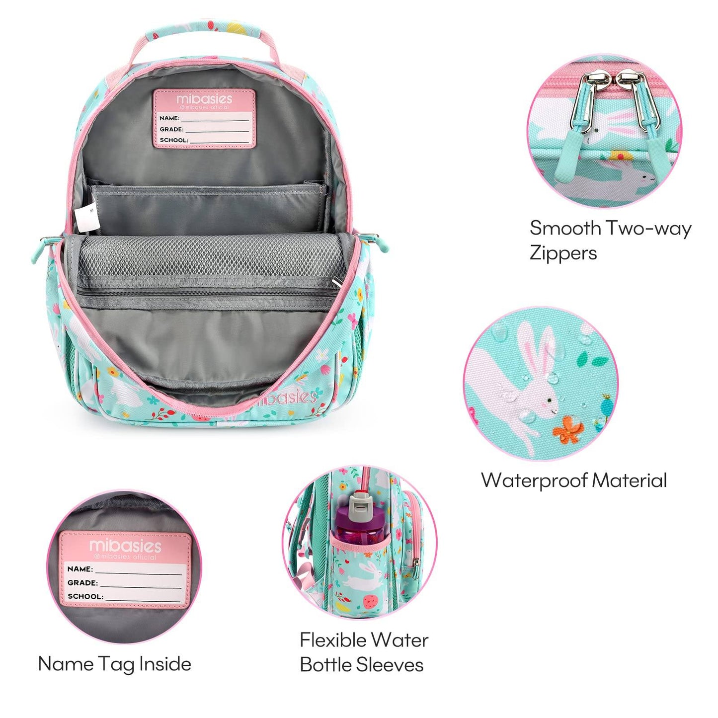FUN FOR SPRING schoolbag Mibasies