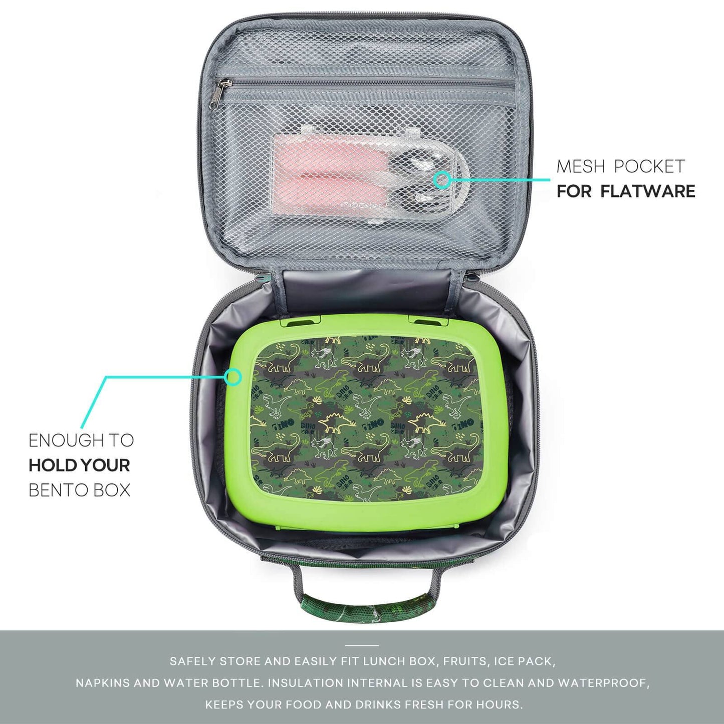 Mr. Dino lunchbox mibasies