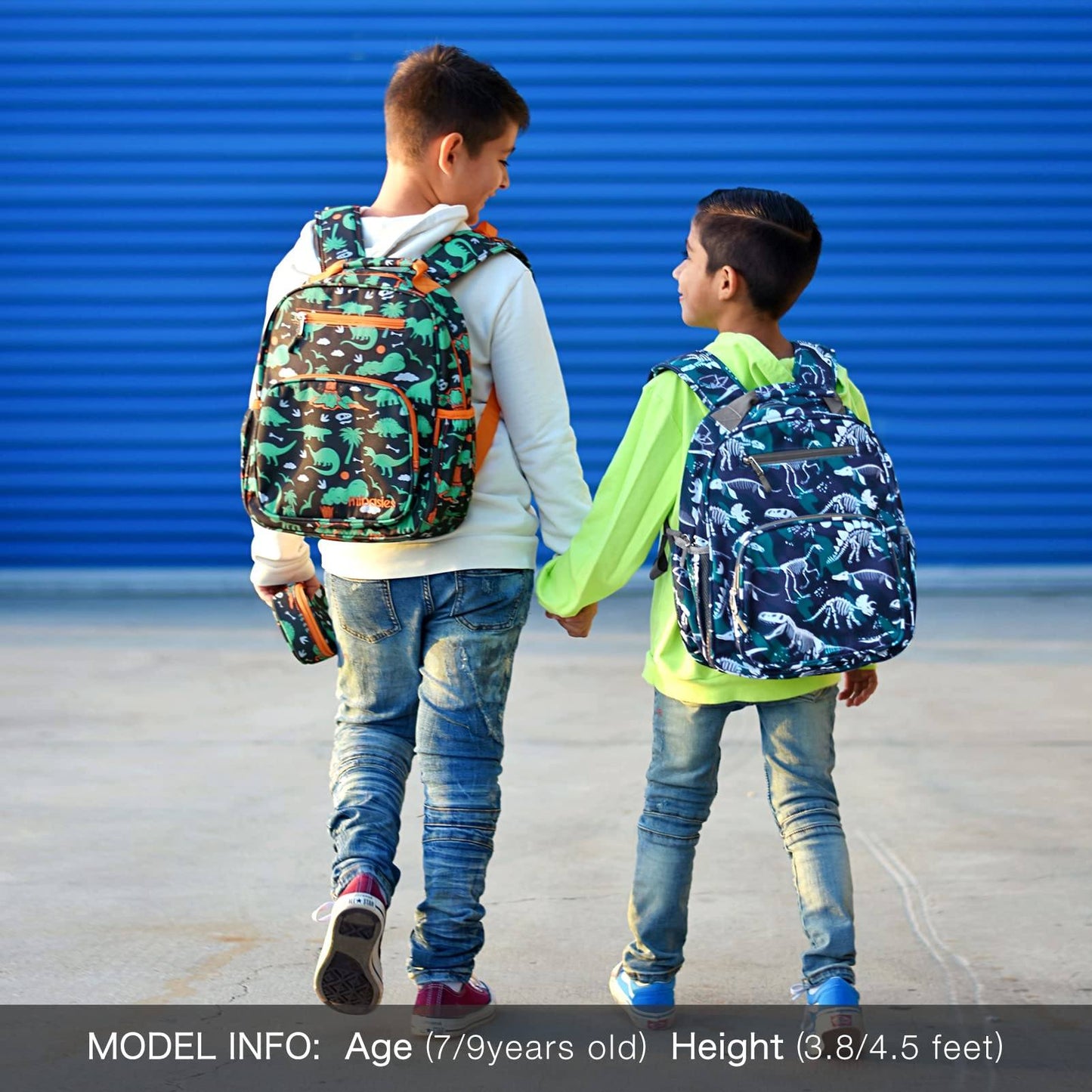 Mr. Dino Backpack schoolbag Mibasies