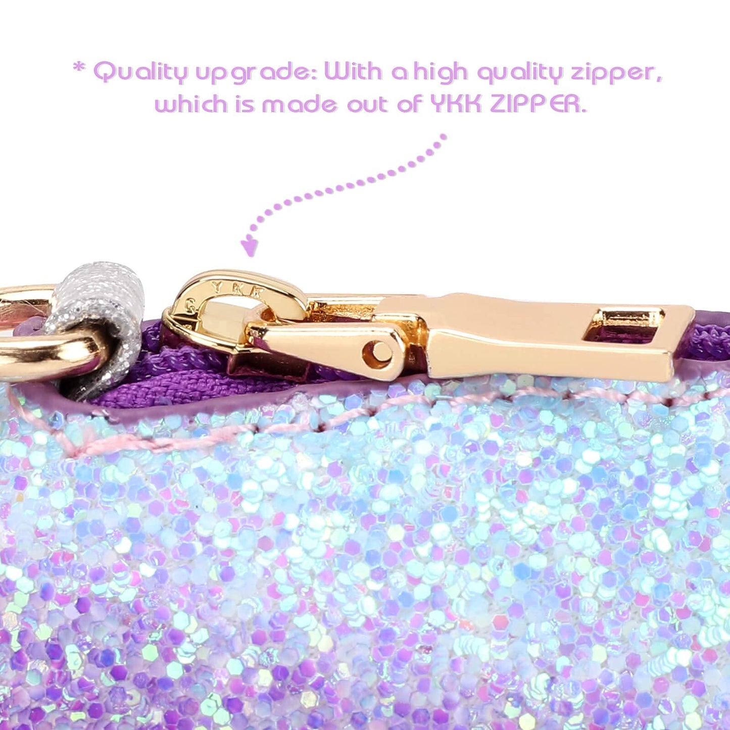 Unicorn Glitter Purse PURSE Mibasies