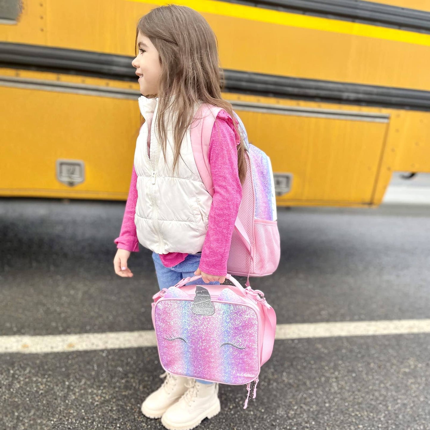 Unicorn Mix Rainbow lunchbox Mibasies