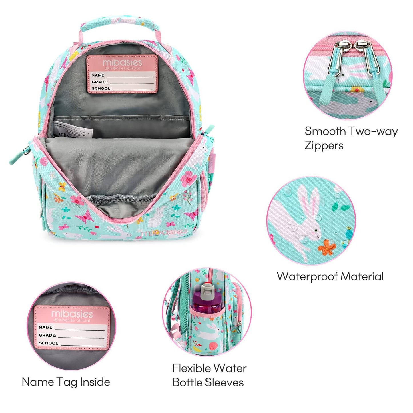 Mr. Dino Backpack schoolbag Mibasies