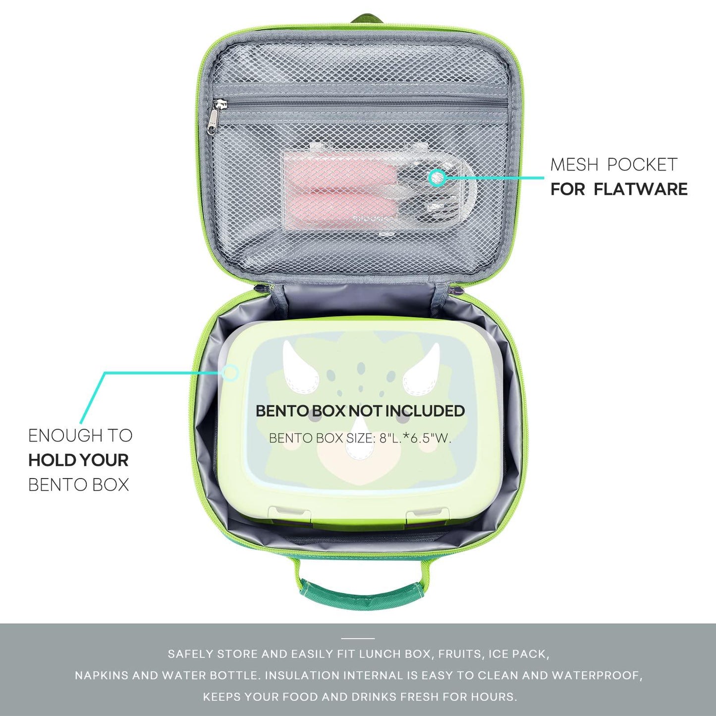 Animal Jungle lunchbox mibasies