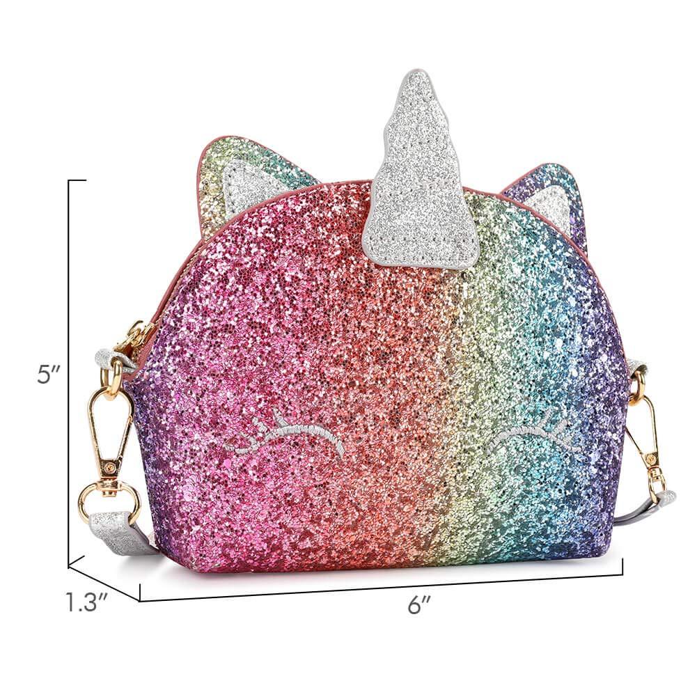 Unicorn Glitter Purse PURSE Mibasies