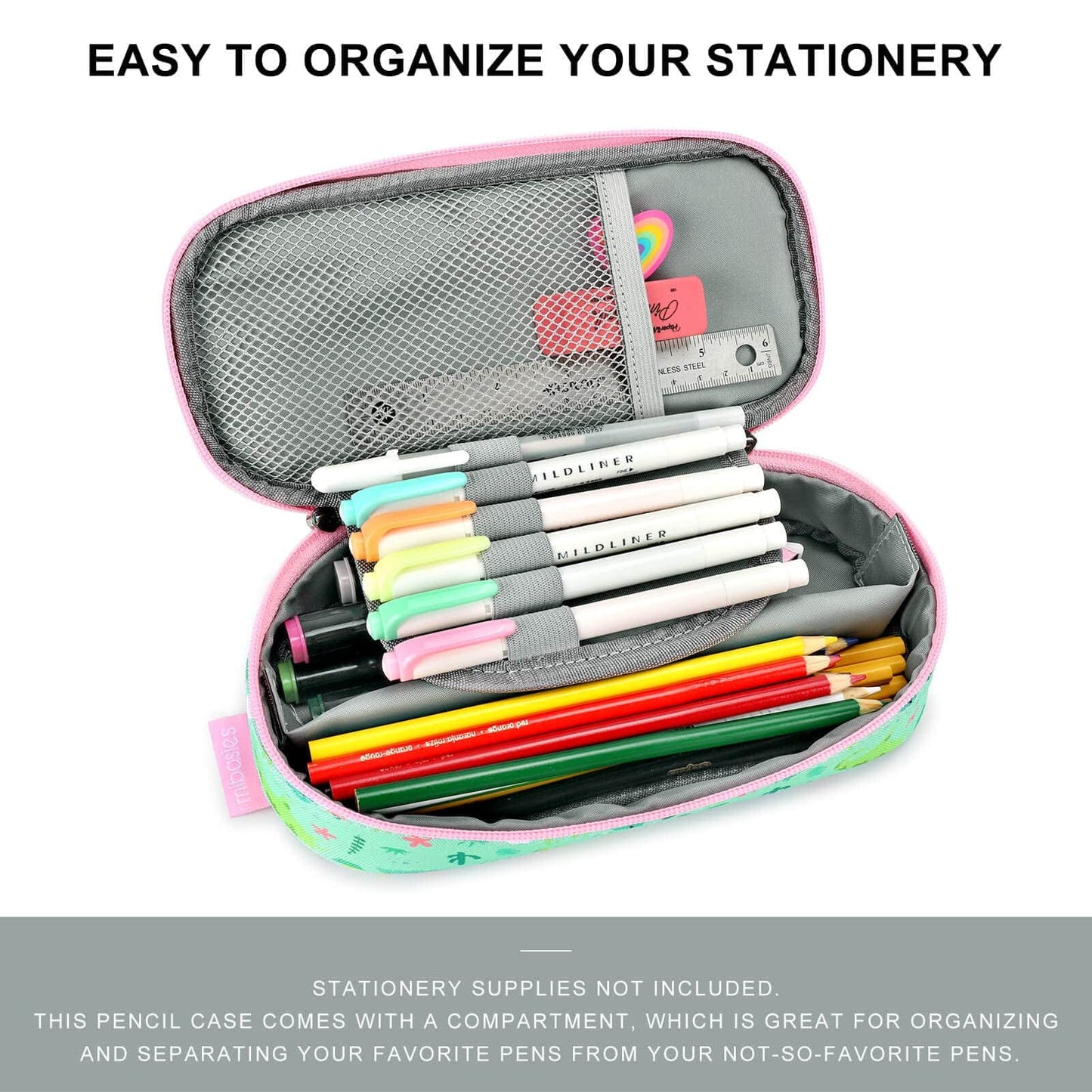 FUN FOR SPRING Pencil Pouch Mibasies