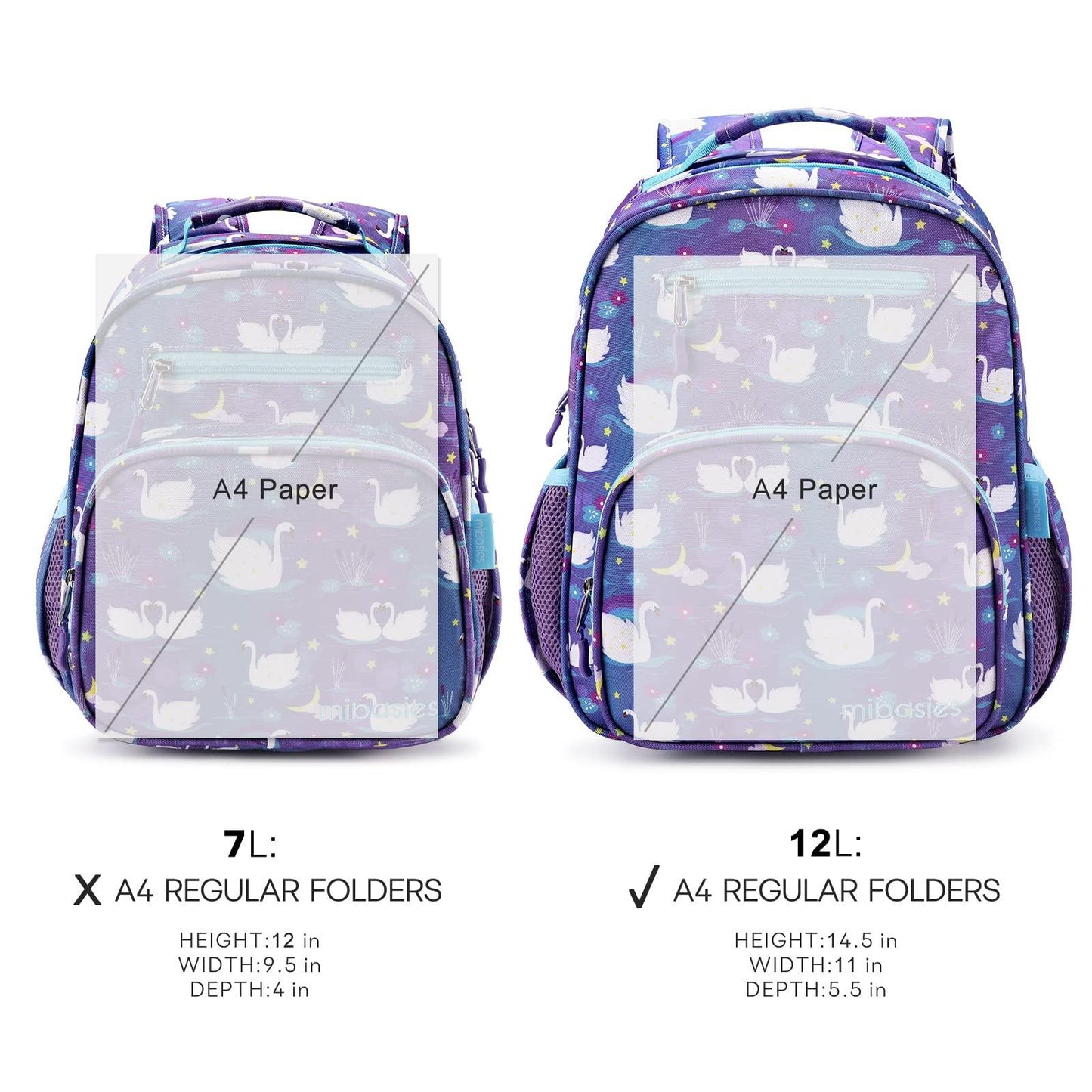 Mr. Dino Backpack schoolbag Mibasies