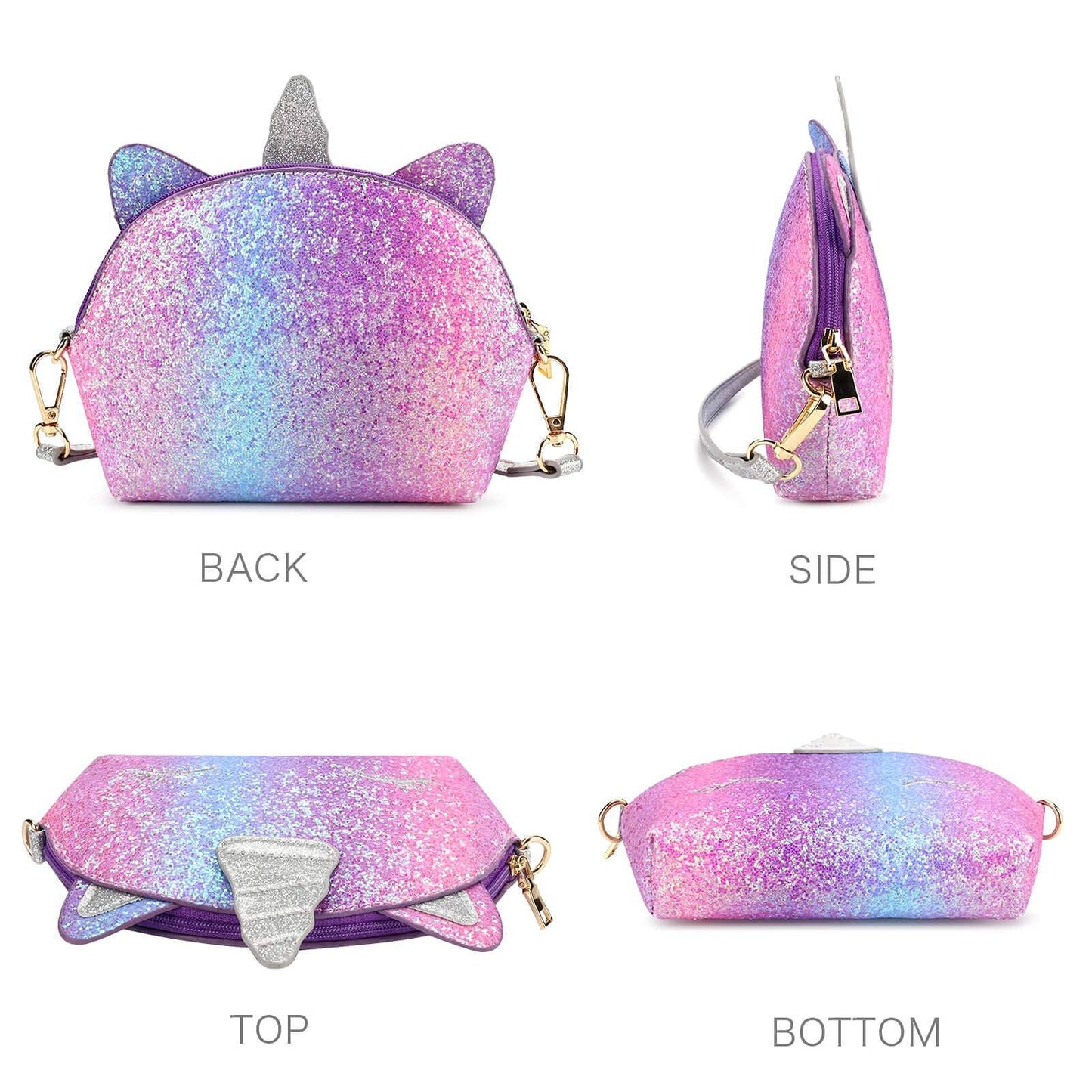 Unicorn Glitter Purse PURSE Mibasies